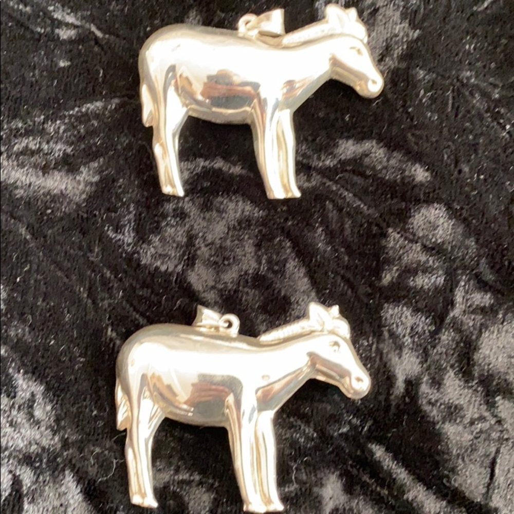 Sterling silver 925 donkey pendant